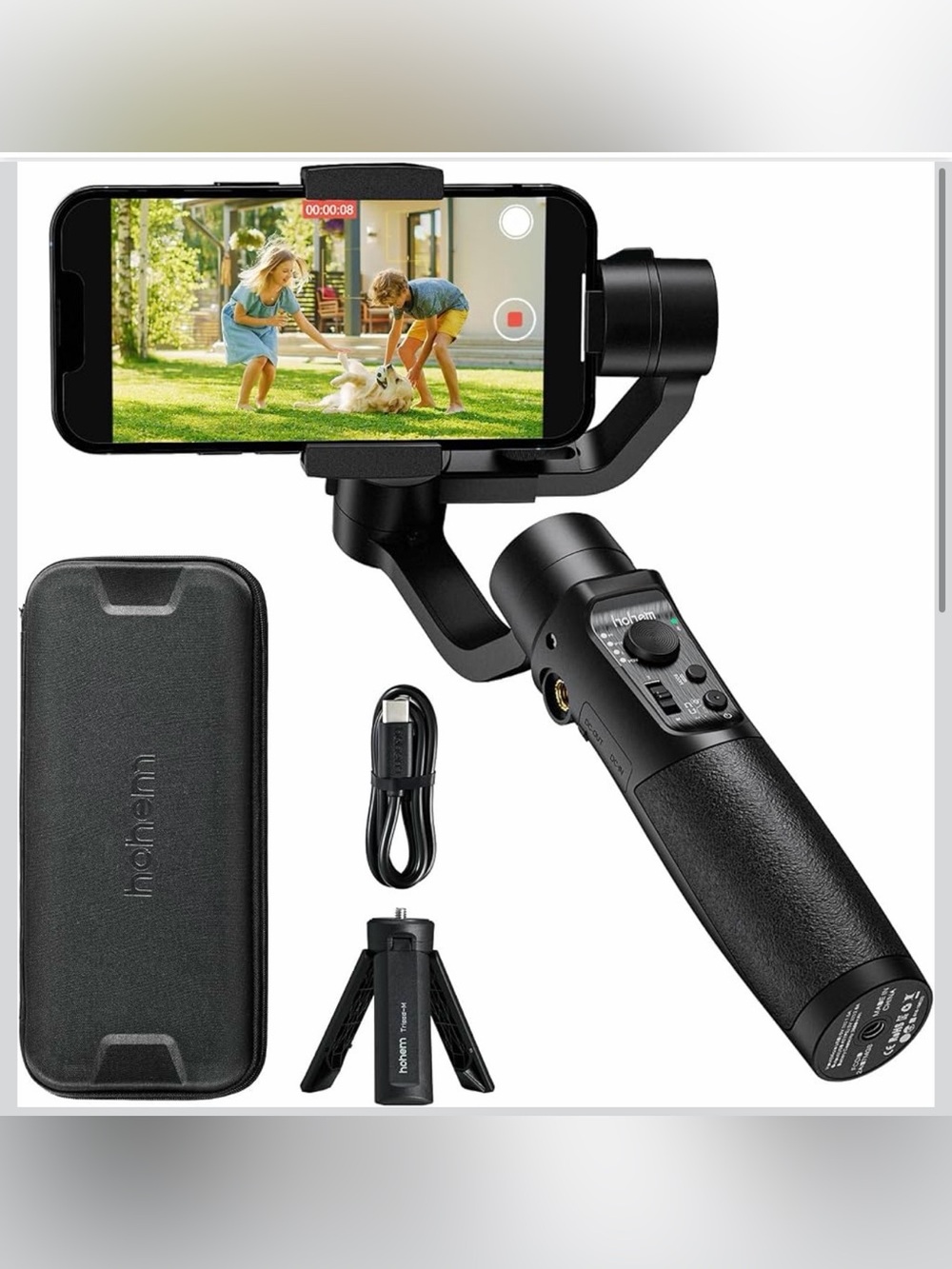 Hohem iSteady Smartphone Gimbal Stabilizer with Ultra-Wide-Angle